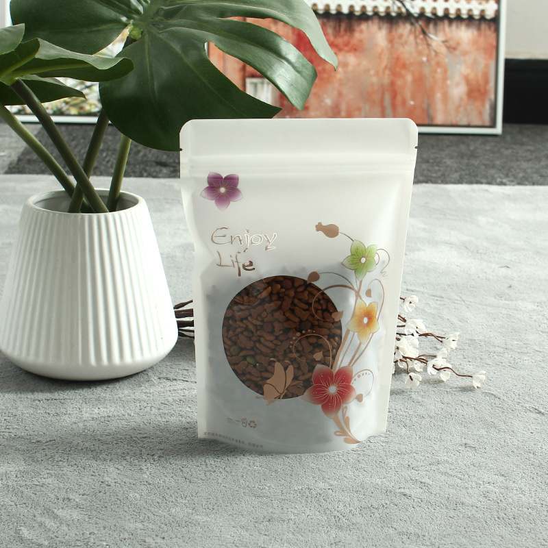 彩花明立骨袋 双面16丝 零食干货等休闲食品包装 现货100个/包