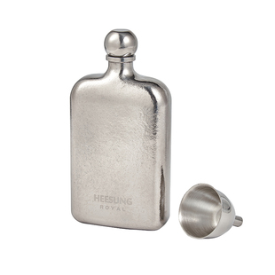 纯钛酒壶便携随身白酒瓶超轻钛材质户外复古风便携式水壶约半斤装