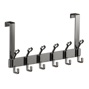 门后挂钩免打孔挂架卧室门背后挂衣架浴室收纳神器置物架衣帽柜钩