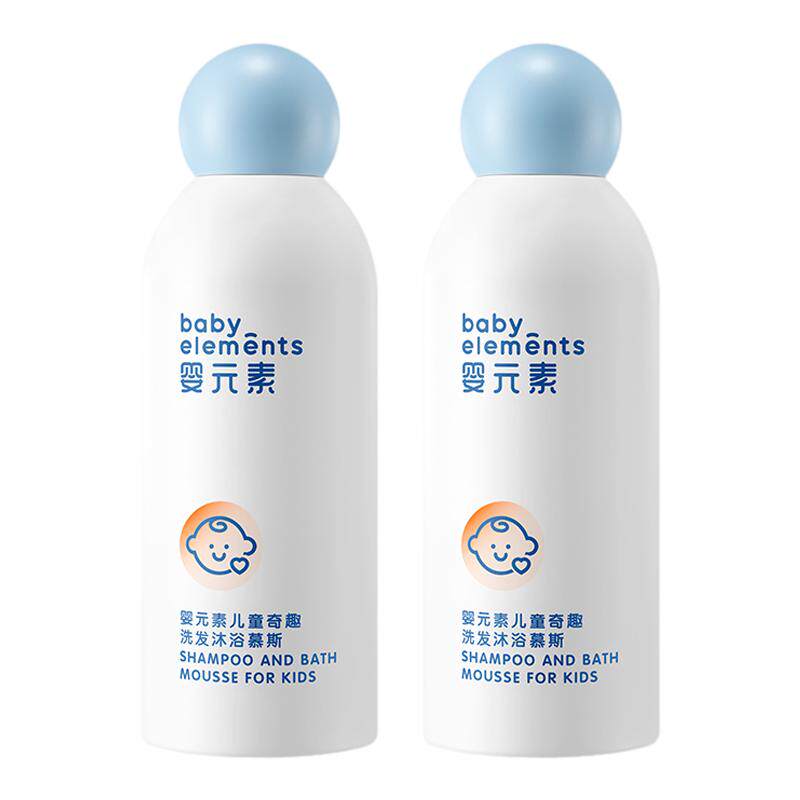 婴元素婴儿沐浴露泡泡慕斯350ml