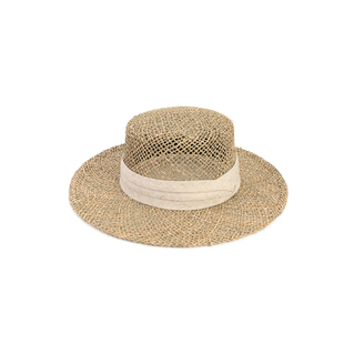 凯佩诗雅「可可西里」夏天纯手工天然咸草遮阳帽XM243