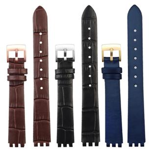 适配Swatch斯沃琪YSS213G YSS288G系列 12mm凹凸口女款真皮手表带