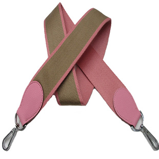 适用于H家便当包撞色帆布宽肩带改造菜篮子饭盒包单买斜跨替换带