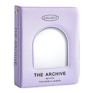 原创高颜值小众宋雨琦卡册皮质防水镂空1宫格专辑小卡包韩系女孩可爱豆追星收藏卡册小马宝莉三寸卡套相册本