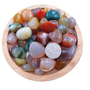 铺面雨花石原石天然鹅卵石多肉南京鱼缸装饰花盆栽五彩色小石头子