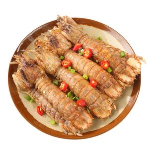 舟山椒盐皮皮虾即食新鲜活虾制作海鲜零食熟食罐装琵琶虾爬子虾姑