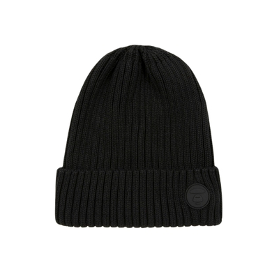 Aape小标徽章纯色休闲针织帽冷帽