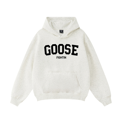 国潮基础logo字母印花连帽卫衣