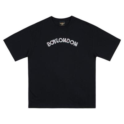 【夏日涂鸦】BOYLONDON潮流撞色夏季纯棉短袖26年男女T恤N01932