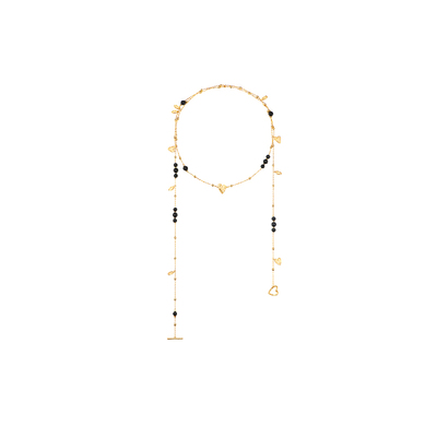 Neverfar飞鸟系列·心羽辑 CORDEALIS心翼·爱心飞鸟双圈项链女款