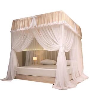 蚊帐家用2025新款卧室宫廷式落地蚊帐单帐纱1.8m1米5床不带支架夏