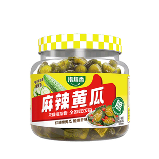 指指香麻辣黄瓜下饭菜泡菜腌黄瓜咸菜开味菜400g新老包装随机发货
