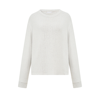 绵羊毛睡衣保暖外穿半边绒家居服