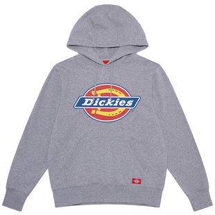 Dickies经典连帽卫衣女秋冬新品大logo帽衫运动休闲情侣外套男