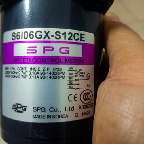 议价全新原装进口韩国SPG电机S6I06GX-S12CE，功率6w带原包装，Ac