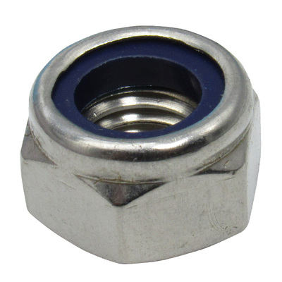 304不锈钢尼龙防松自锁紧螺丝帽