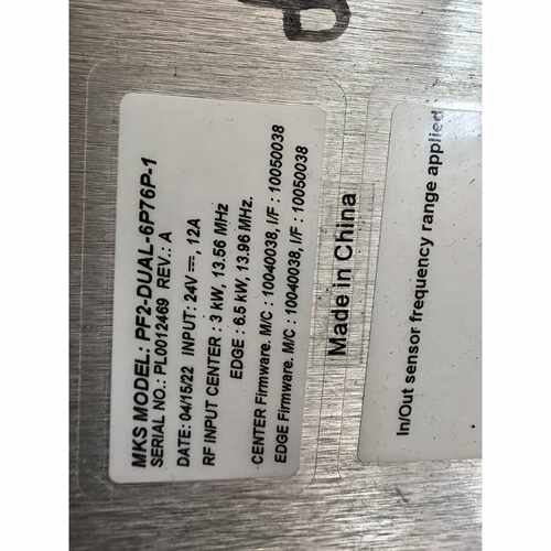 MKS PF2-DUAL-6P76P-1 射频电源匹配器 射频匹配 半导体设备 等离