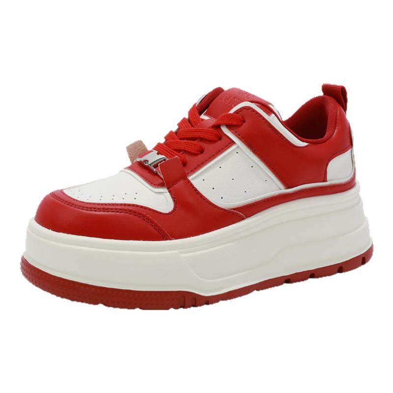 GNC厚底增高松糕熊猫板鞋