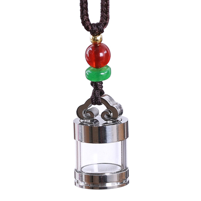 透明嘎乌盒可开合空心吊坠小瓶子