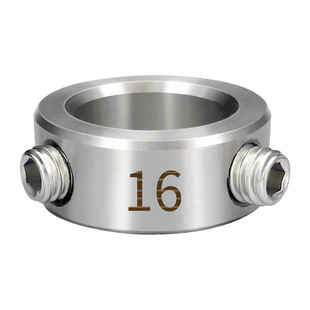 沃一不锈钢双丝固定环带数字光轴挡圈木工橱柜开孔钻头锁紧限位环