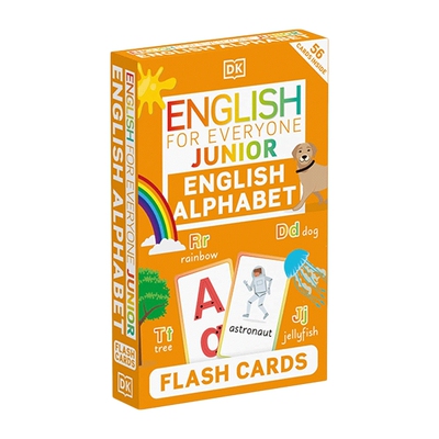 英文原版 English for Everyone Junior English Alphabet Flash Cards 人人学英语 字母闪卡 卡片 英文版 进口英语原版书籍