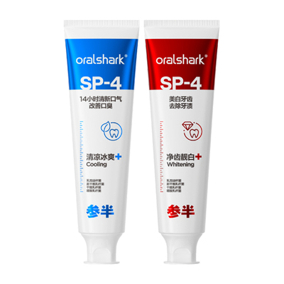 参半oralshark口腔SP4牙膏