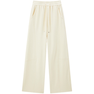 【商场同款】太平鸟2025年冬季新款宽松阔腿直筒休闲裤A1GBF4492