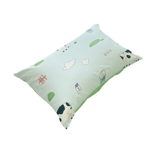 晴天奶牛厂｜原创插画奶牛卡通全棉枕套枕芯罩单只学生 清新田园