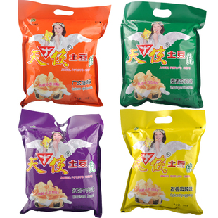 天使土豆片椒香麻辣味多口味土豆片80后怀旧膨化零食陕西特产116g