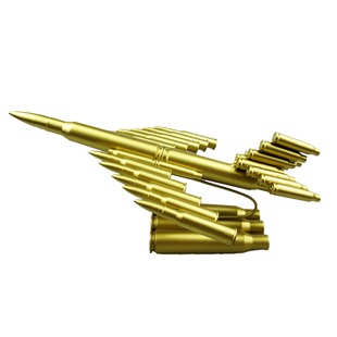 军迷子弹壳工艺品子弹弹壳飞机模型军旅摆件退役退伍军人纪念品