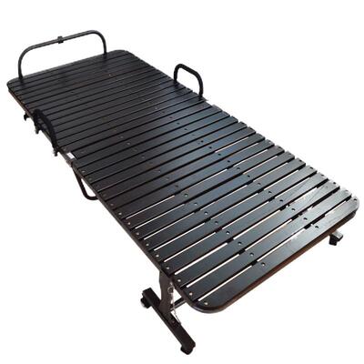 折叠床午休床实木单人硬板床移动