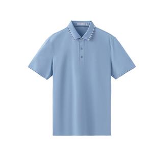 【凉感】金利来男士polo衫冰氧酷商务高级感亲肤舒适短袖T恤衫男