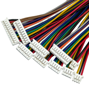 现货MX1.25单头镀锡端子线 双头同向/反向彩排电子线2P3P4P5P-12P