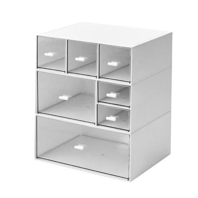 桌面收纳盒抽屉式文具整理箱杂物