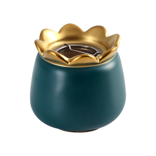 鎏金火龙罐中医院专用艾灸罐刮痧一体杯面部桃花灸器具莲花口刘伟