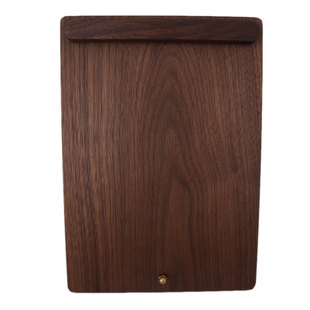 黑胡桃木立式菜单夹展示牌桌面立牌咖啡西餐厅吧台广告海报展示架