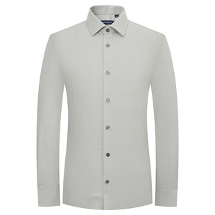 【棉感面料】报喜鸟秋季新款男士时尚商务正装长袖衬衫白领上班装