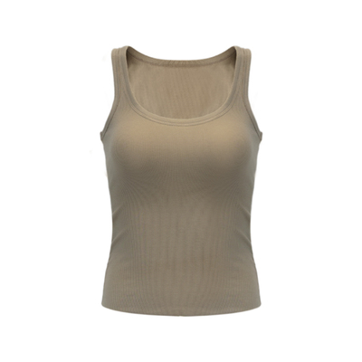 高弹力棉质散边塑形背心