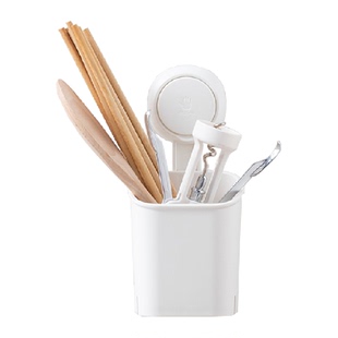 太力筷子筒壁挂式免打孔可拆卸厨房置物架家用沥水筷筒收纳盒筷笼