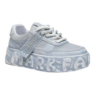 马克华菲男鞋春季2026新款网面透气增高休闲鞋子男厚底运动板鞋男