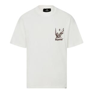REPRESENT 春季纯色小众潮牌高街复古美式印花男士短袖T恤