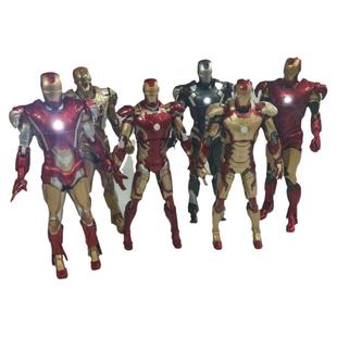 迪派 钢铁侠3装甲MK43MK42手办复仇者联盟2可动人偶模型玩具