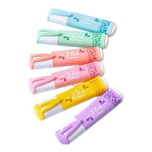 法国马培德荧光色笔软头荧光笔6支装重点标记笔彩色记号笔大容量学生用划重点荧光笔多功能手账笔官方旗舰店