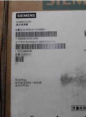 议价6RA8085-6DV62-0AA0西门子原装直流调速器6RA8085-6DV62-0AA0