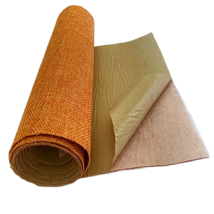 带胶自粘不干胶亚麻布柜台展示背景装饰布画框相册背胶装帧手贴布