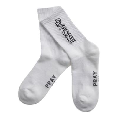 G/FORE吉福官方秋冬SLOGAN CREW SOCKS袜子