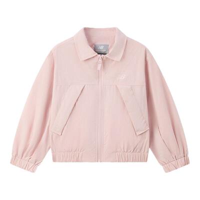 New Balance nb童装女童春秋休闲短款翻领夹克外套ND7AF12032