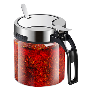 辣椒油专用罐调料盒家用厨房高端新款盐罐辣椒罐调味罐调料分装瓶