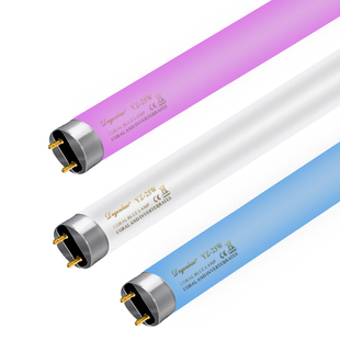 T8水族箱水草灯管鱼缸灯管三基色照明灯小型草缸灯小型龙鱼专用灯