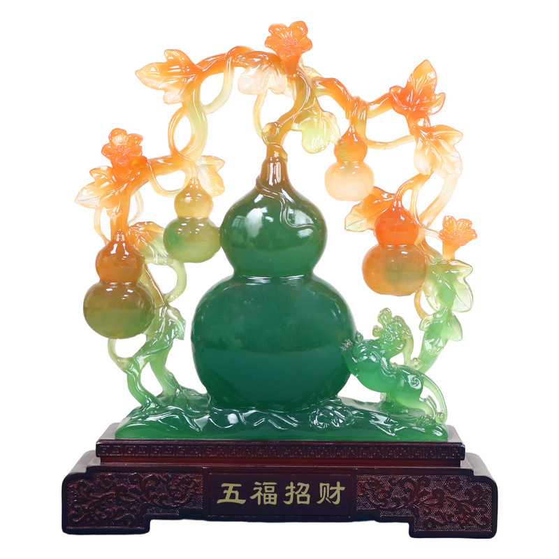 五福招财葫芦摆件乔迁贺礼